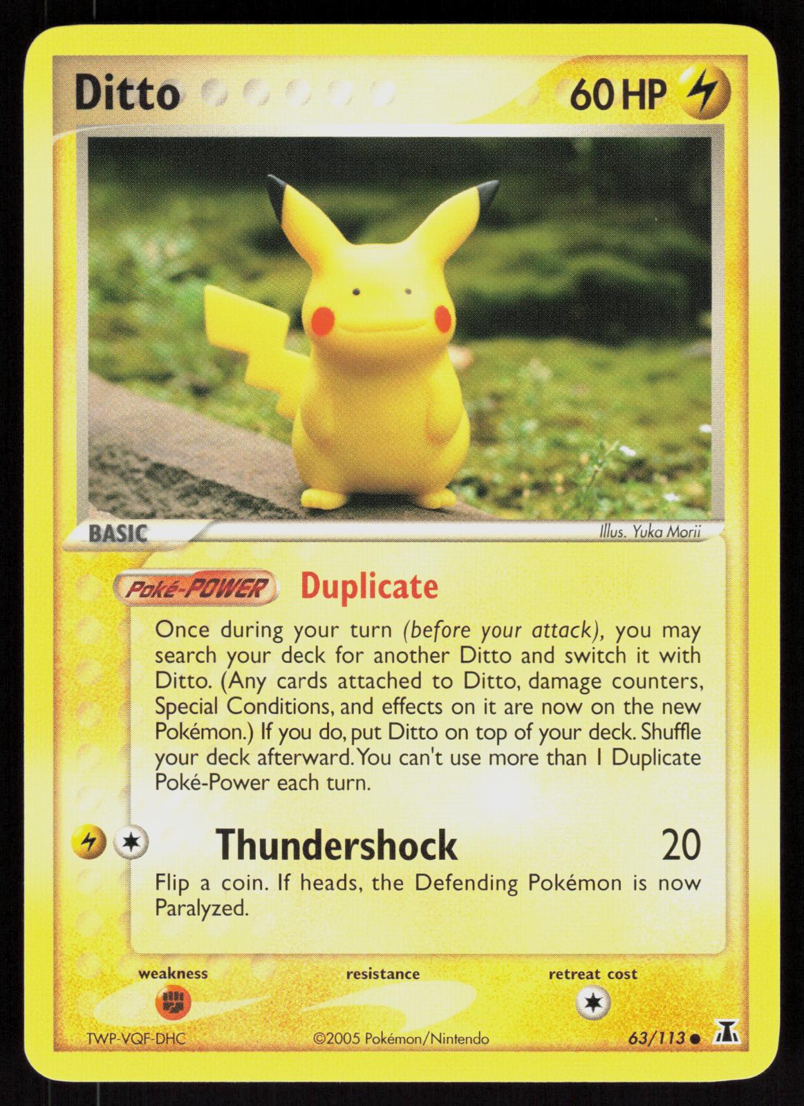 Pokemon Ditto 63/113 Delta Species Common Near Mint