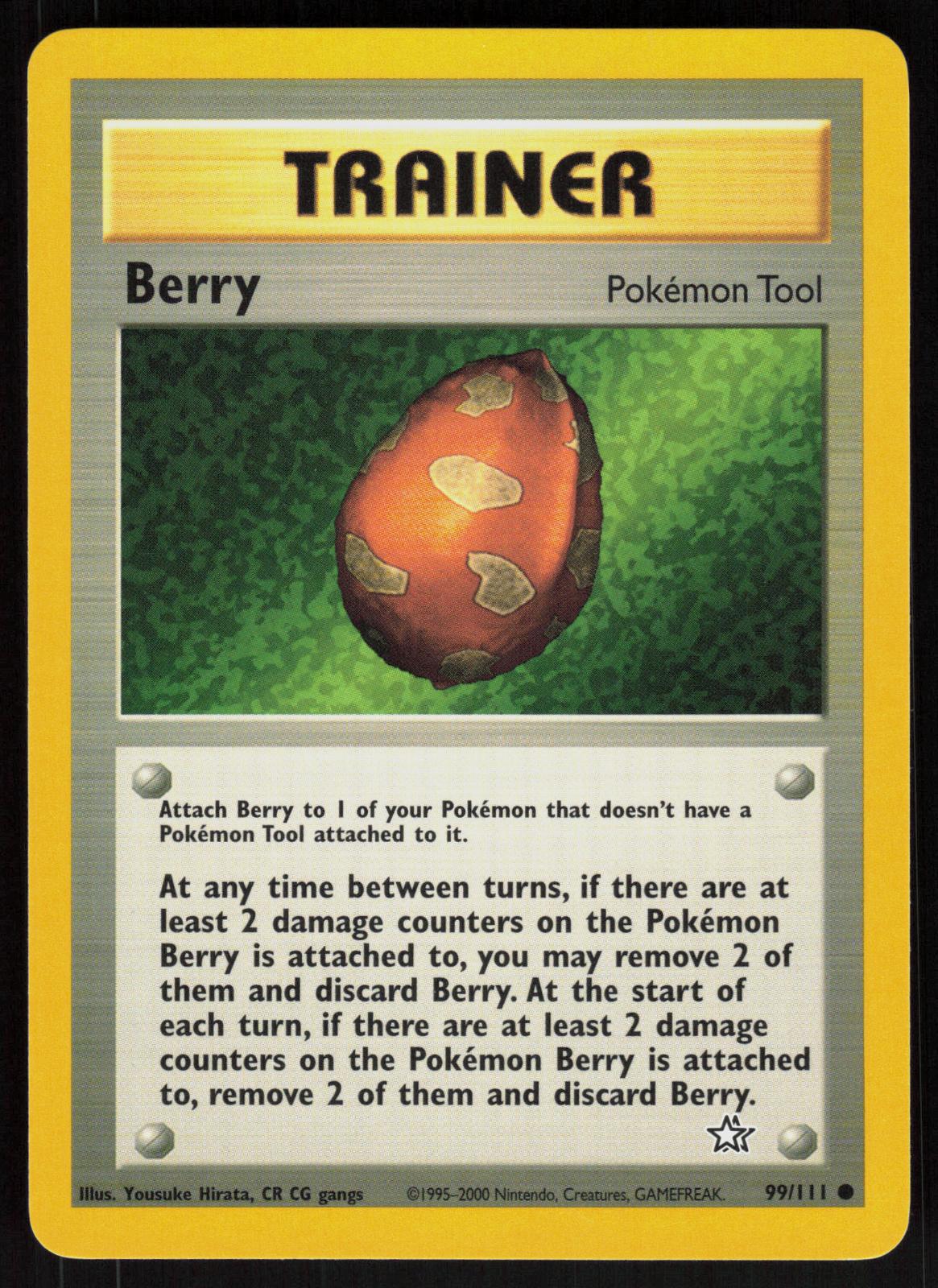 Pokemon Berry 99/111 Neo Genesis Common Near Mint