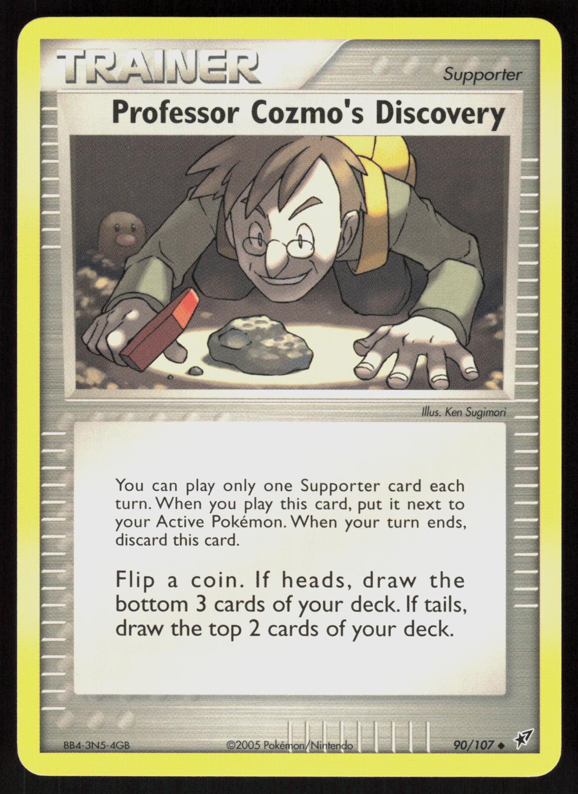 Pokemon Professor Cozmo's Discovery 90/107 Deoxys Uncommon Near Mint