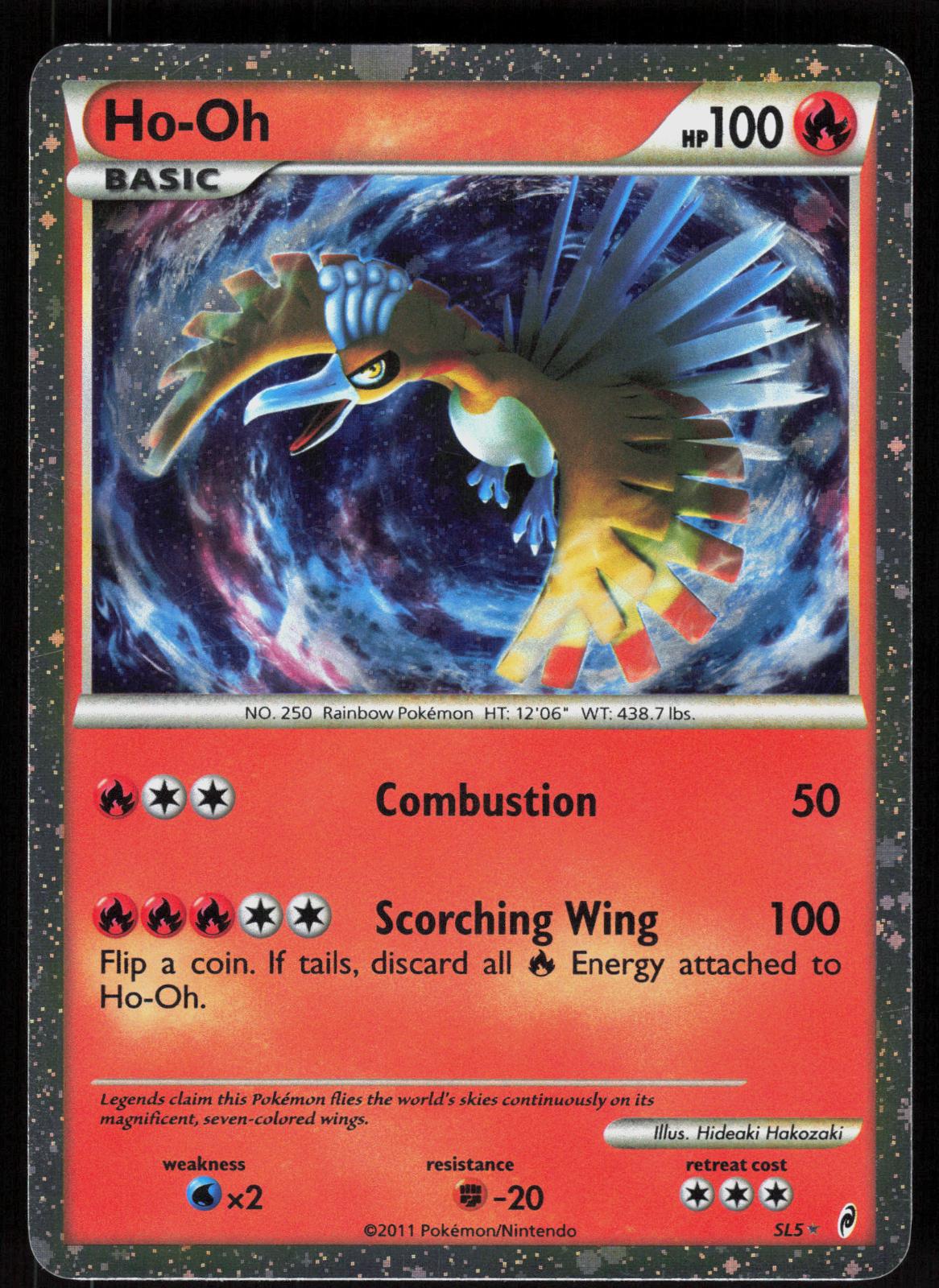 Pokemon Ho-Oh SL5 Call of Legends Holo Rare Lightly Played