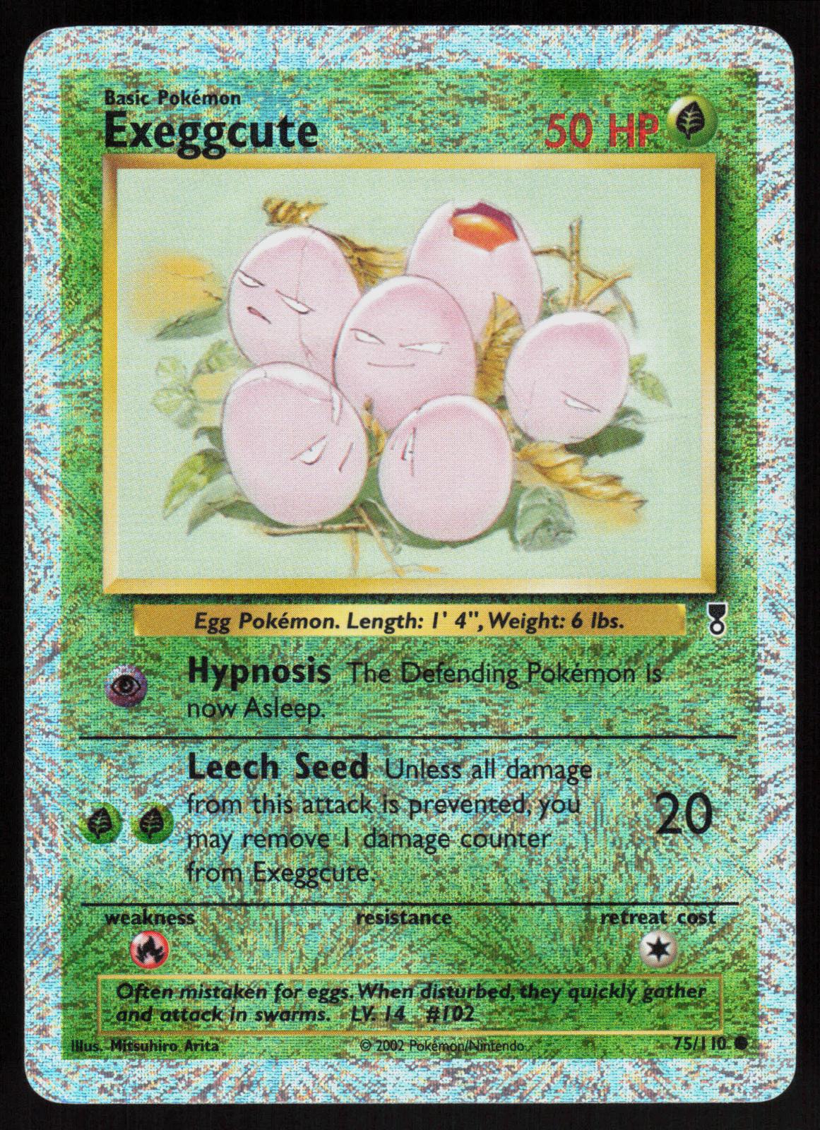 Pokemon Exeggcute 75/110 Legendary Collection Reverse Holo Lightly Played