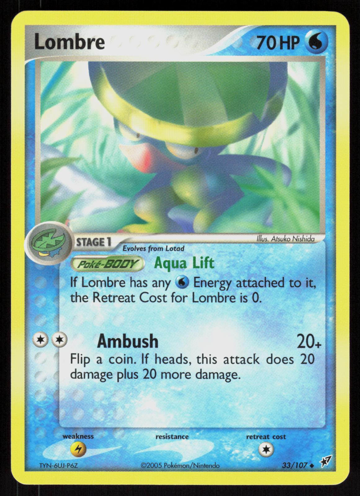 Pokemon Lombre 33/107 Deoxys Uncommon Near Mint