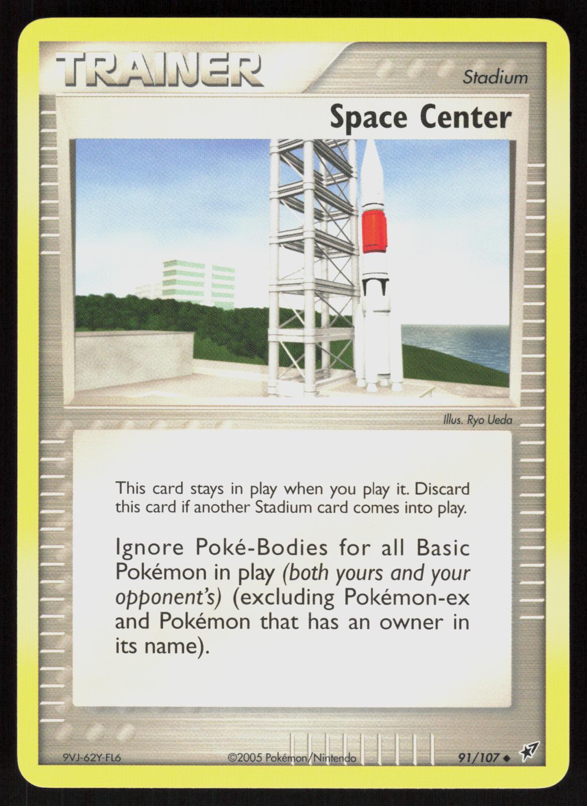 Pokemon Space Center 91/107 Deoxys Uncommon Near Mint