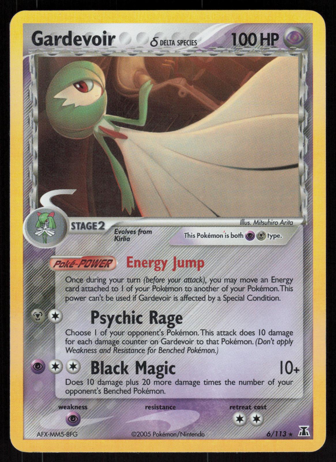 Pokemon Gardevoir 6/113 Delta Species Holo Rare Holo Near Mint