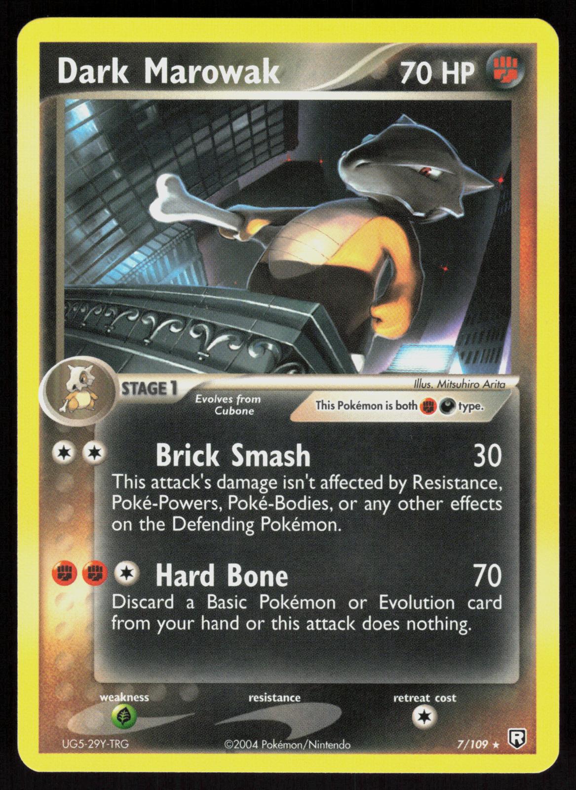 Pokemon Dark Marowak (EX Team Rocket Returns) 7/109 Deck Exclusives Rare NM