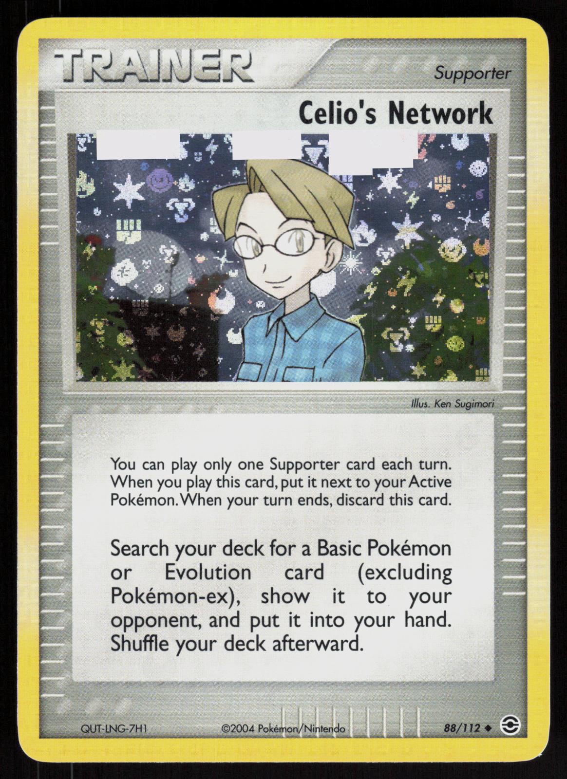 Pokemon Celio's Network 88/112 FireRed & LeafGreen Uncommon Reverse Holo NM