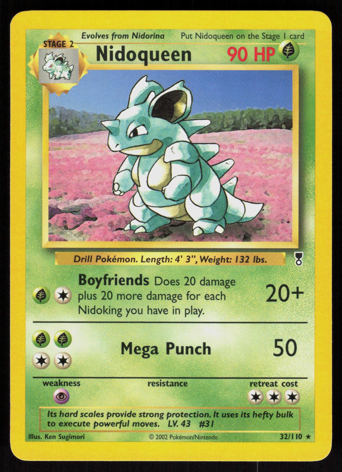 Pokemon Nidoqueen 32/110 Legendary Collection Rare Near Mint