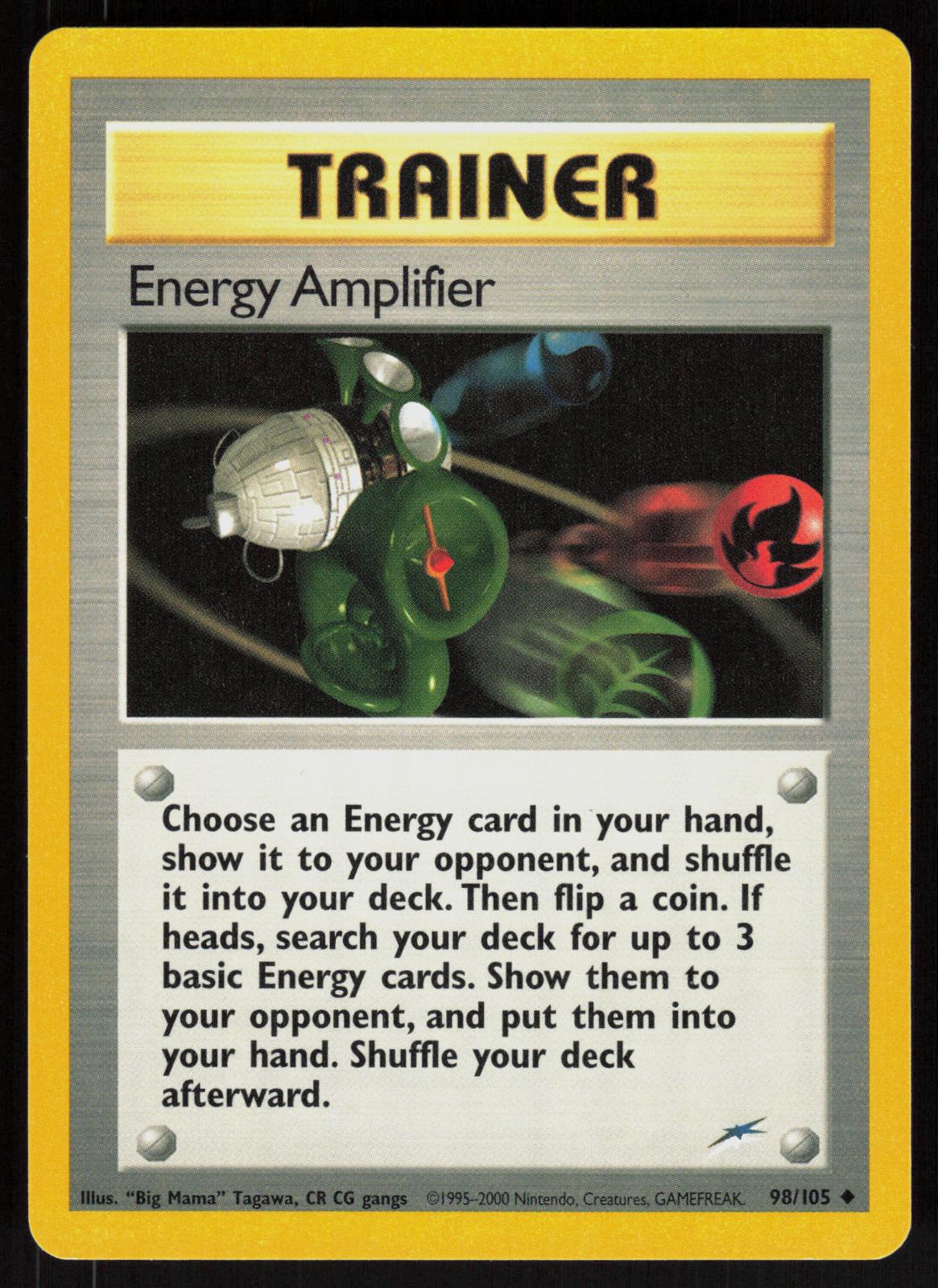 Pokemon Energy Amplifier 98/105 Neo Destiny Uncommon Near Mint