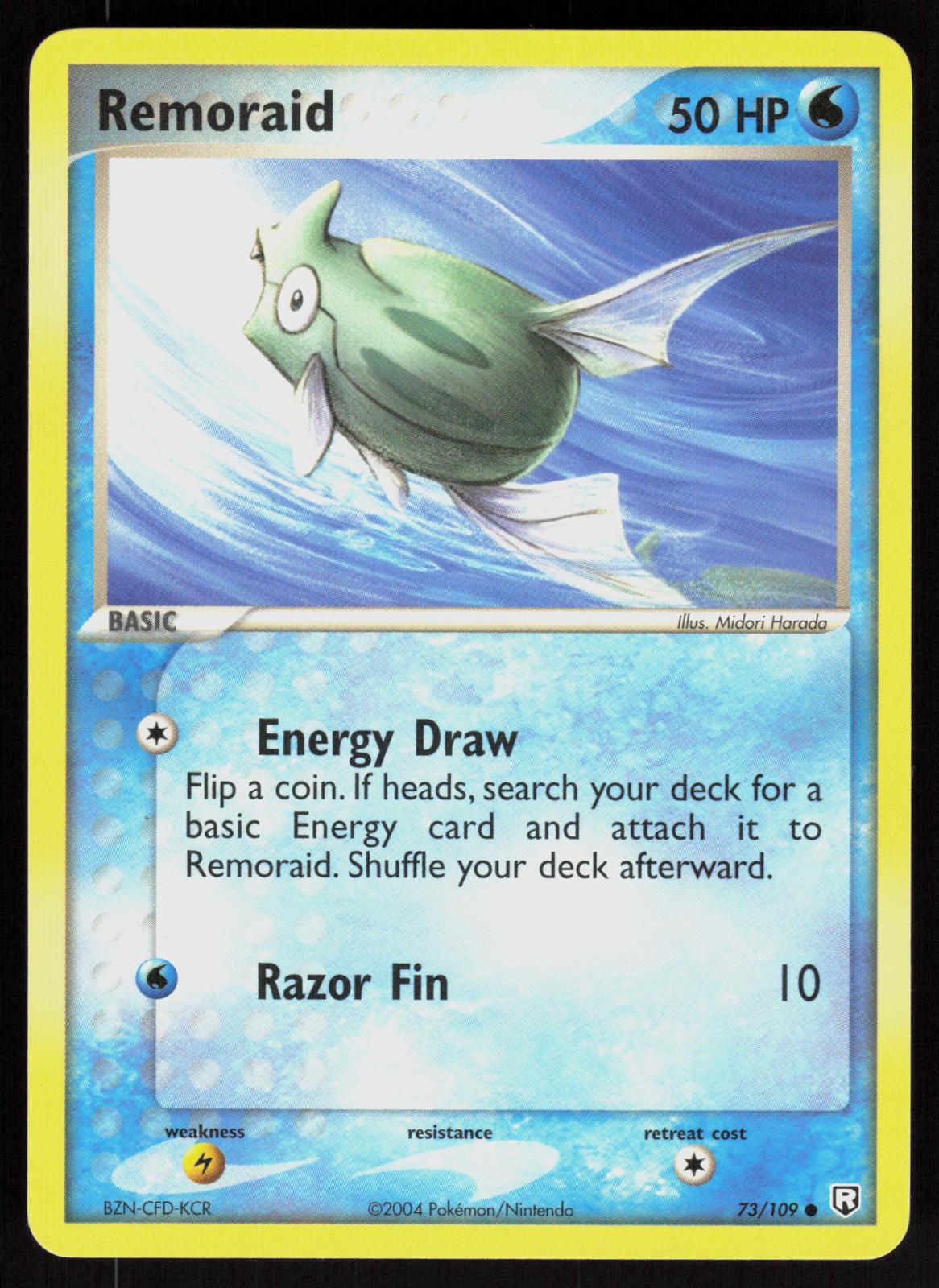 Pokemon Remoraid 73/109 Team Rocket Returns Common Near Mint