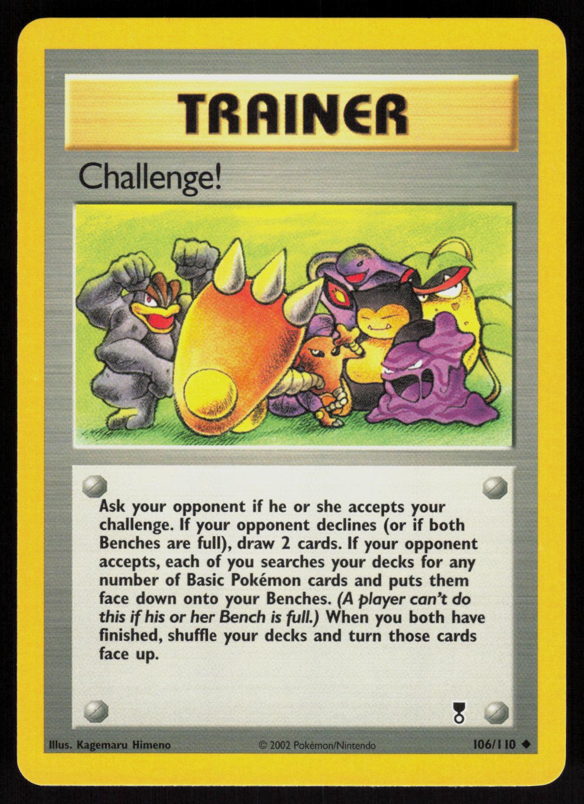 Pokemon Challenge! 106/110 Legendary Collection Uncommon Near Mint