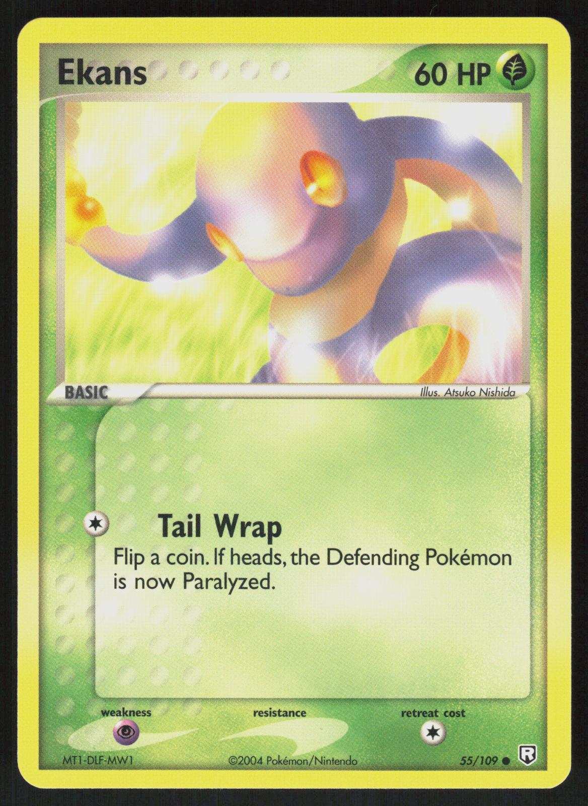 Pokemon Ekans 55/109 Team Rocket Returns Common Near Mint