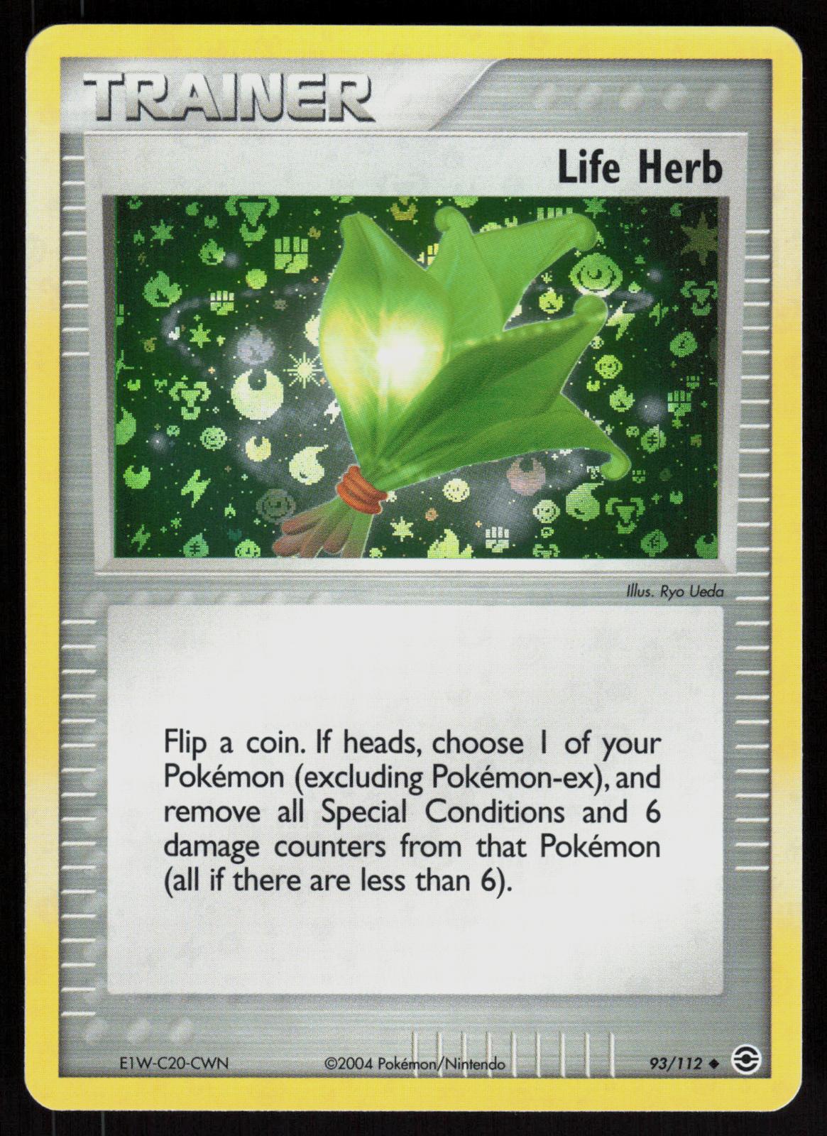 Pokemon Life Herb 93/112 FireRed & LeafGreen Uncommon Reverse Holo Near Mint