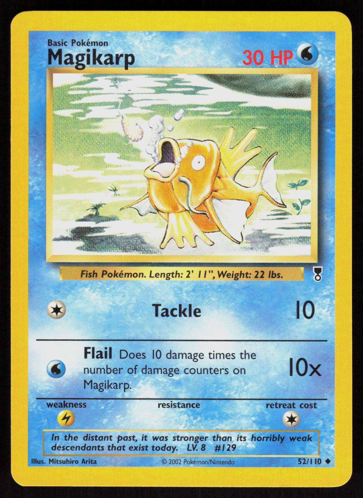 Pokemon Magikarp 52/110 Legendary Collection Uncommon Near Mint