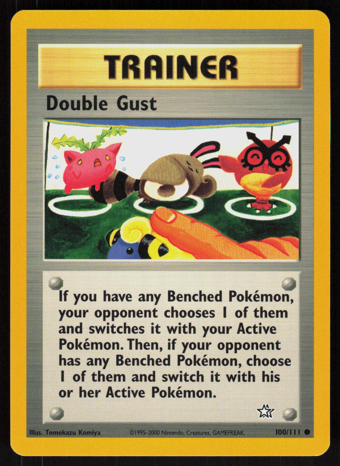 Pokemon Double Gust 100/111 Neo Genesis Common Near Mint