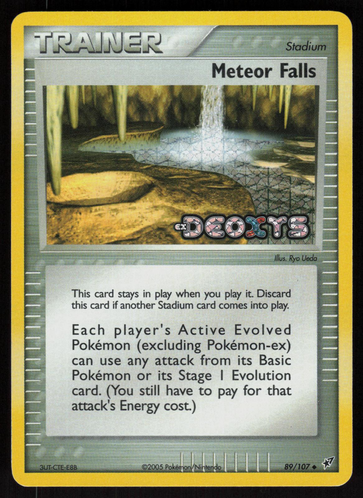 Pokemon Meteor Falls 89/107 Deoxys Uncommon Reverse Holo Near Mint