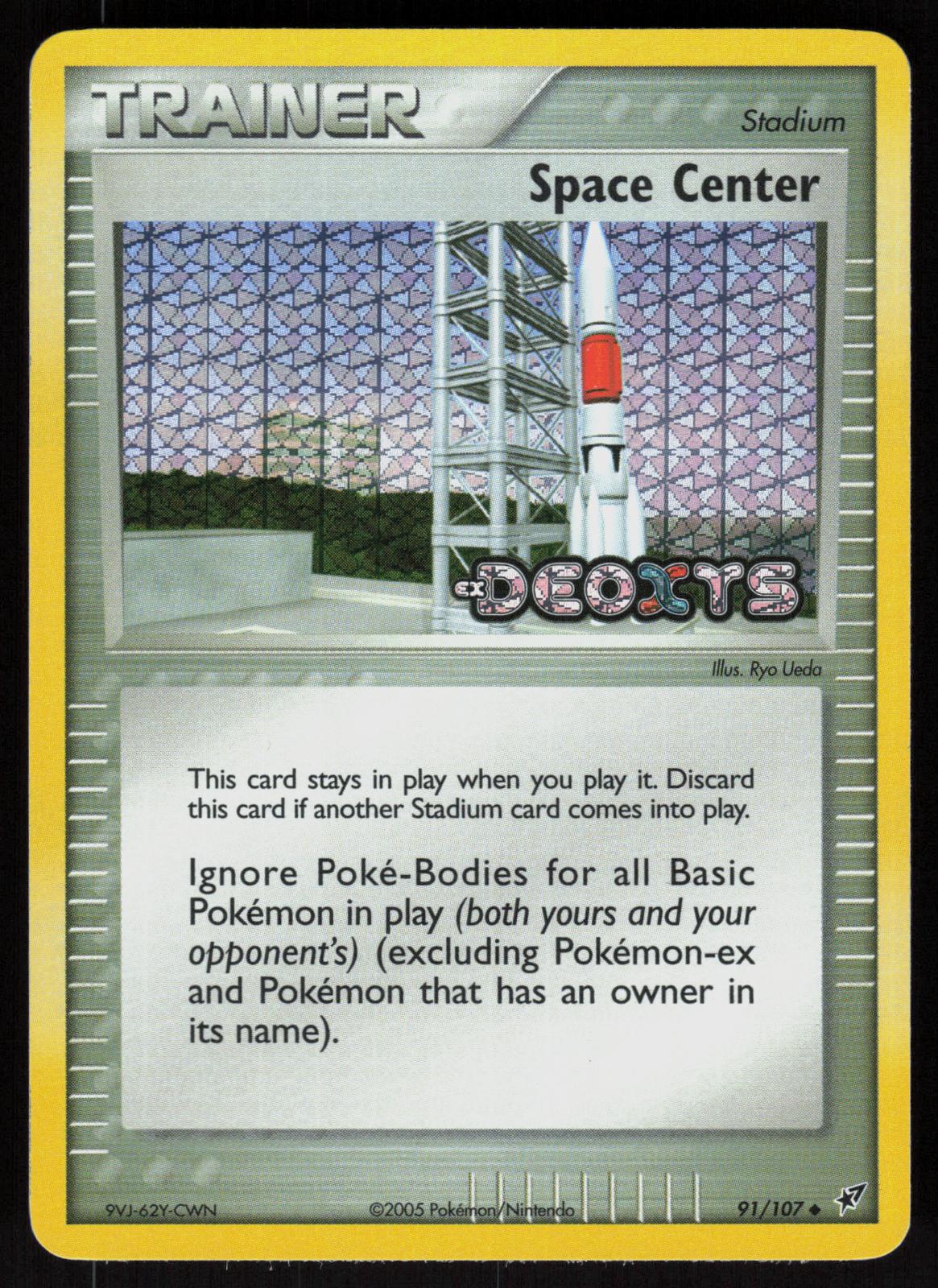 Pokemon Space Center 91/107 Deoxys Uncommon Reverse Holo Near Mint