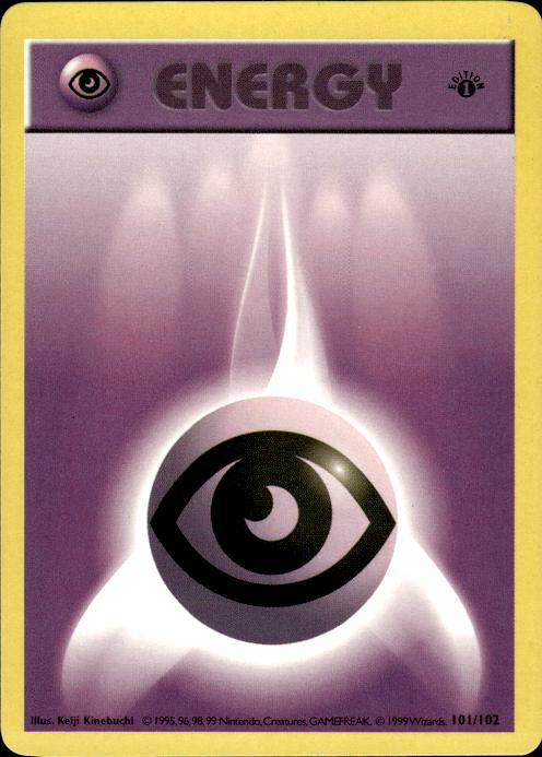 Pokemon Psychic Energy 110/111 Neo Genesis 1st Edition Lightly Played