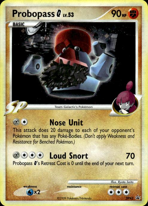 Pokemon Probopass G DP43 DP Black Star Promos Promo Lightly Played