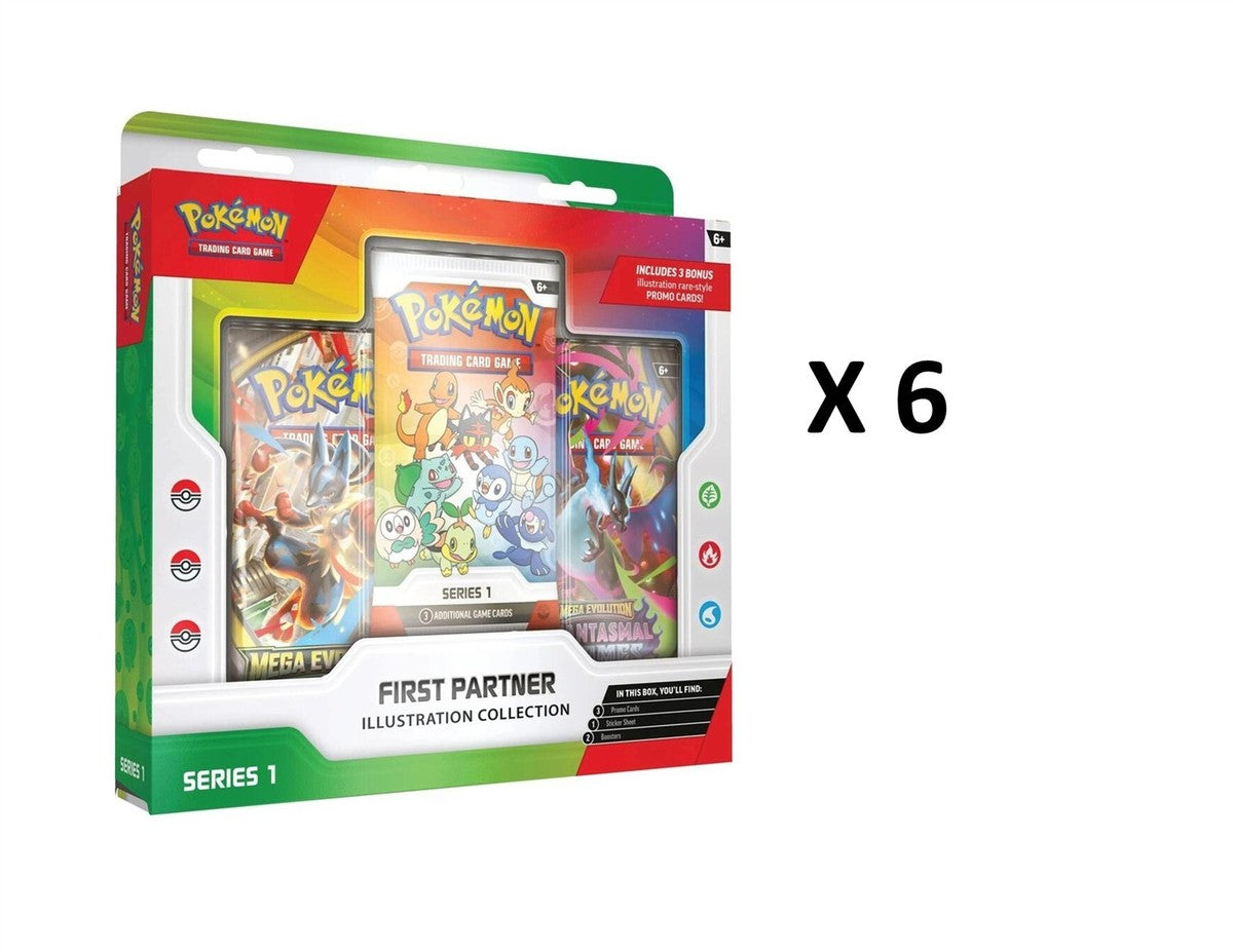 Pokemon - First Partner Illustration Box CASE - Series 1 - 0% VAT GVMS