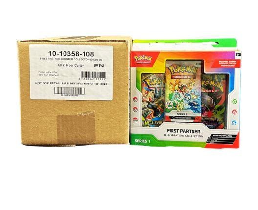 Pokemon - First Partner Illustration Box CASE - Series 1 - 0% VAT GVMS