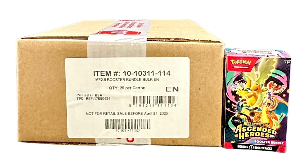 Pokemon - ME Ascended Heroes - Booster Bundle Case (25ct) - 0% VAT GVMS