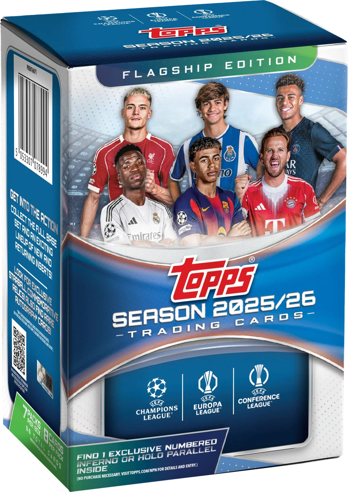 Topps Chrome - Season 2025/26 - UCC Flagship Value Box - 20% VAT