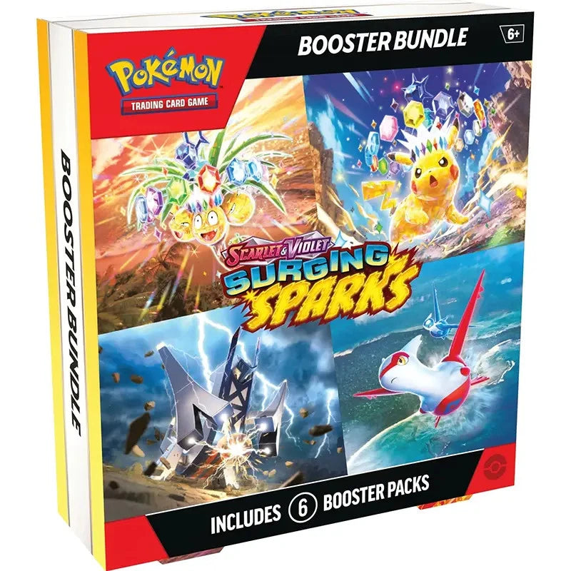 Pokemon - Scarlet & Violet Surging Sparks - Booster Bundle (6 Packs) - 0% VAT GVMS