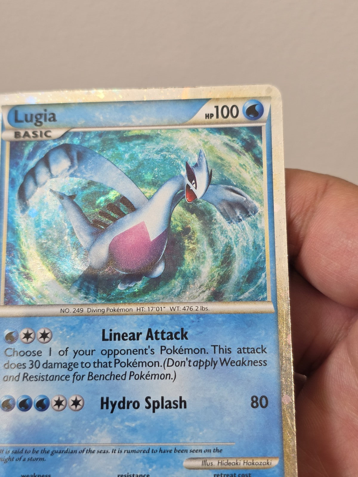 Pokemon Lugia SL7 Call of Legends Holo Rare Moderately Played