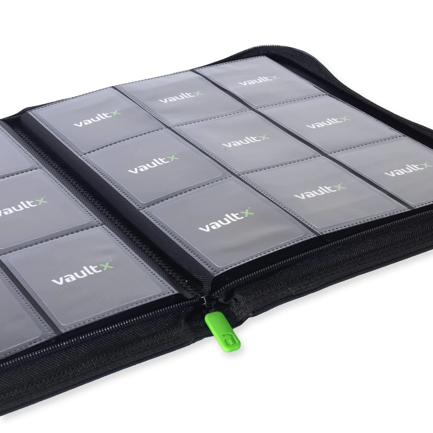 Vault X - 9 Pocket Exo-Tec Zip Binder - Black - 20% VAT