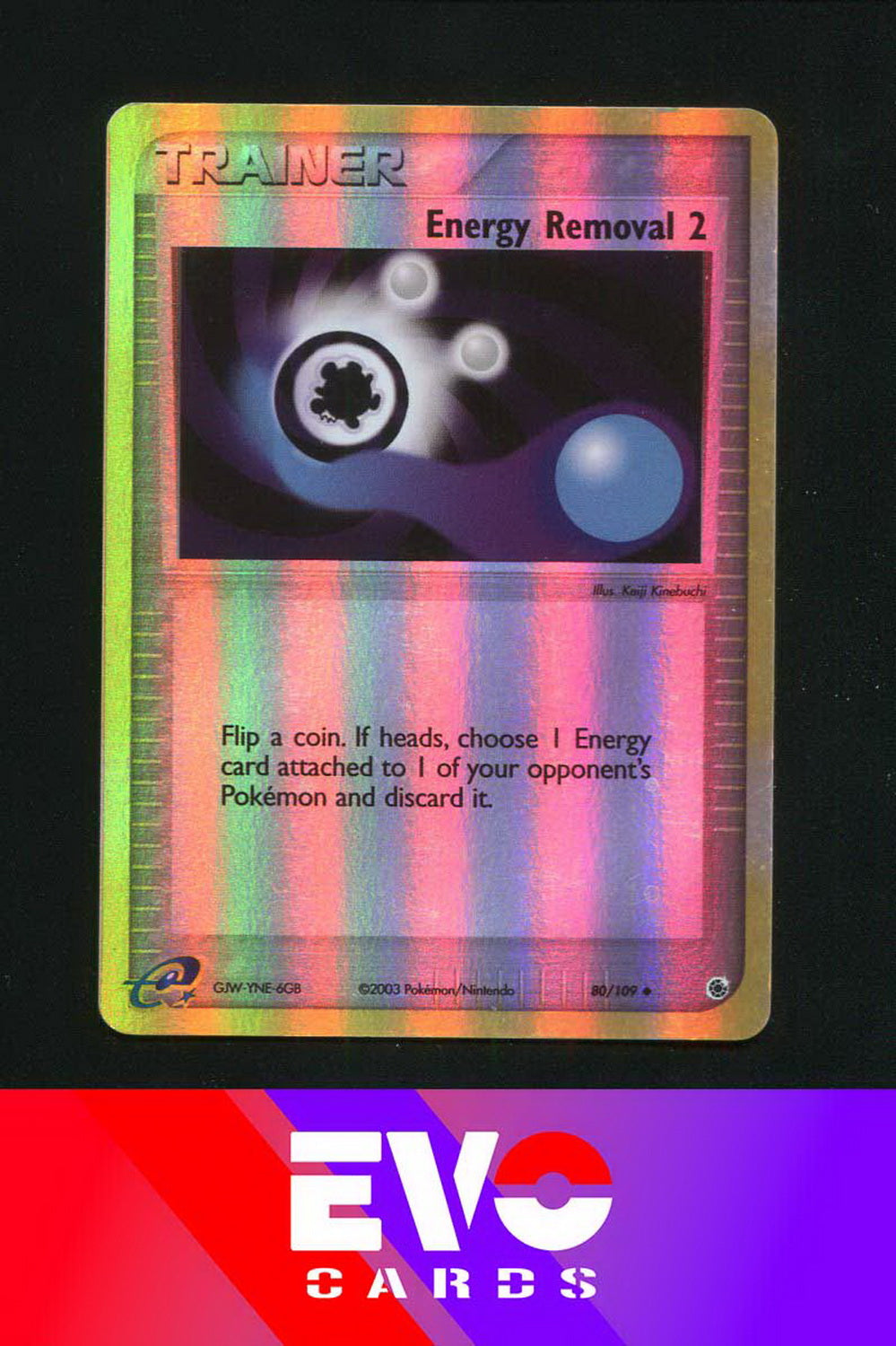 Energy Removal 2 80/109 - ex Ruby & Sapphire - Reverse holo - Excellent