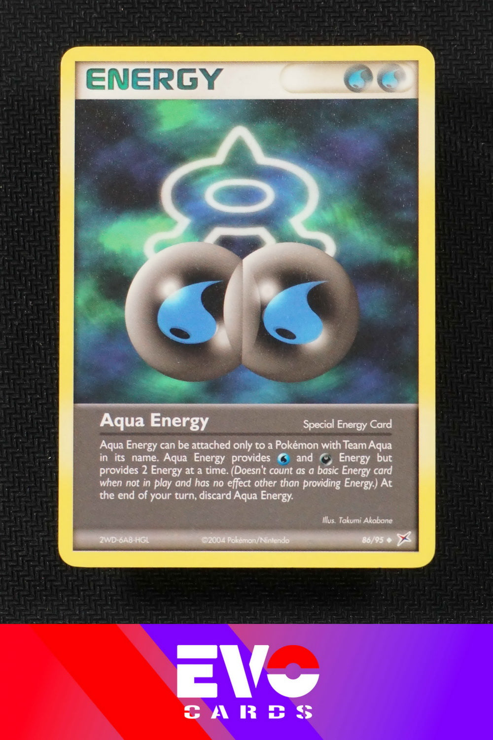 Aqua Energy 86/95 - ex Team Magma vs Team Aqua - Near Mint