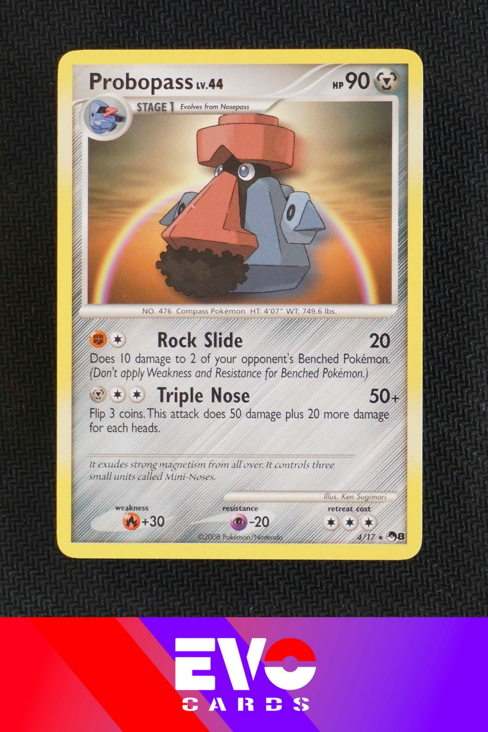 Probopass 4/17 - Pop Series 8 - Near Mint