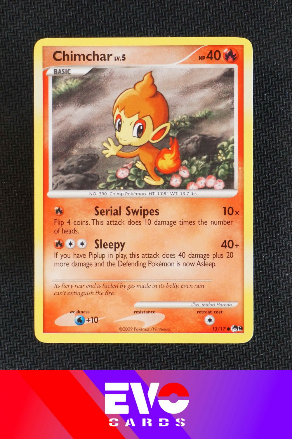 Chimchar 13/17 - Pop Series 9 - Excellent