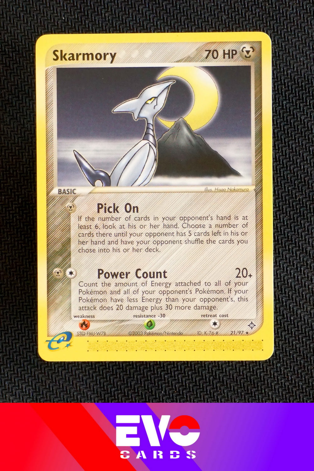 Skarmory 21/97 - ex Dragon - Near Mint
