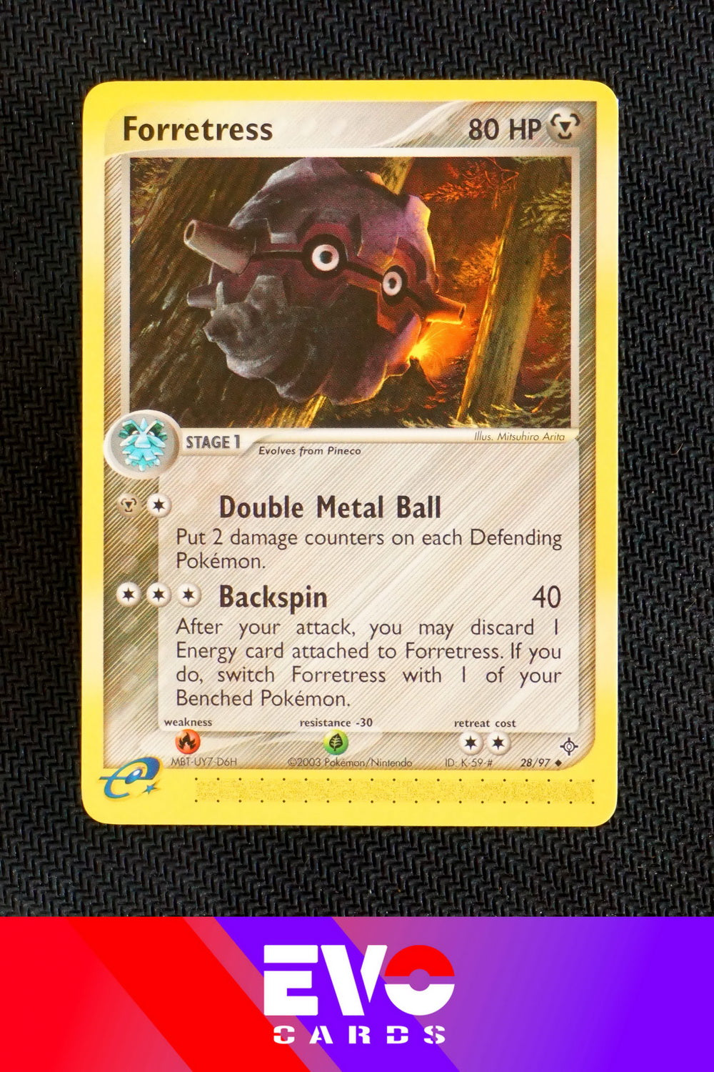 Forretress 28/97 - ex Dragon - Near Mint