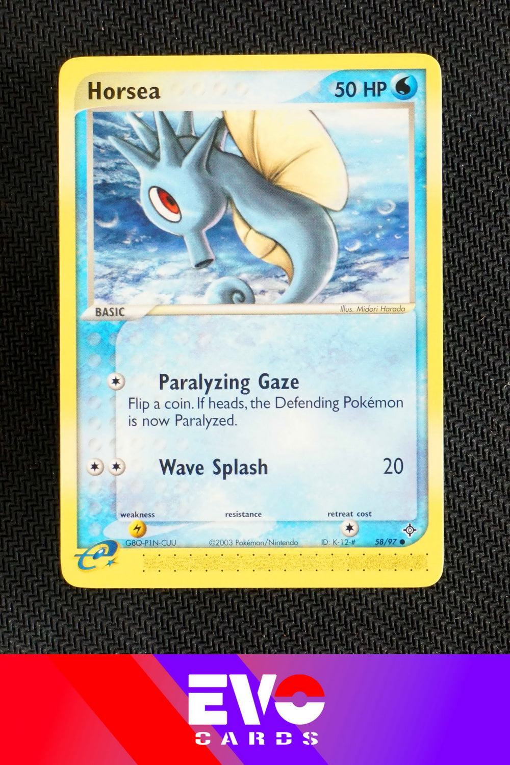 Horsea 58/97 - ex Dragon - Near Mint