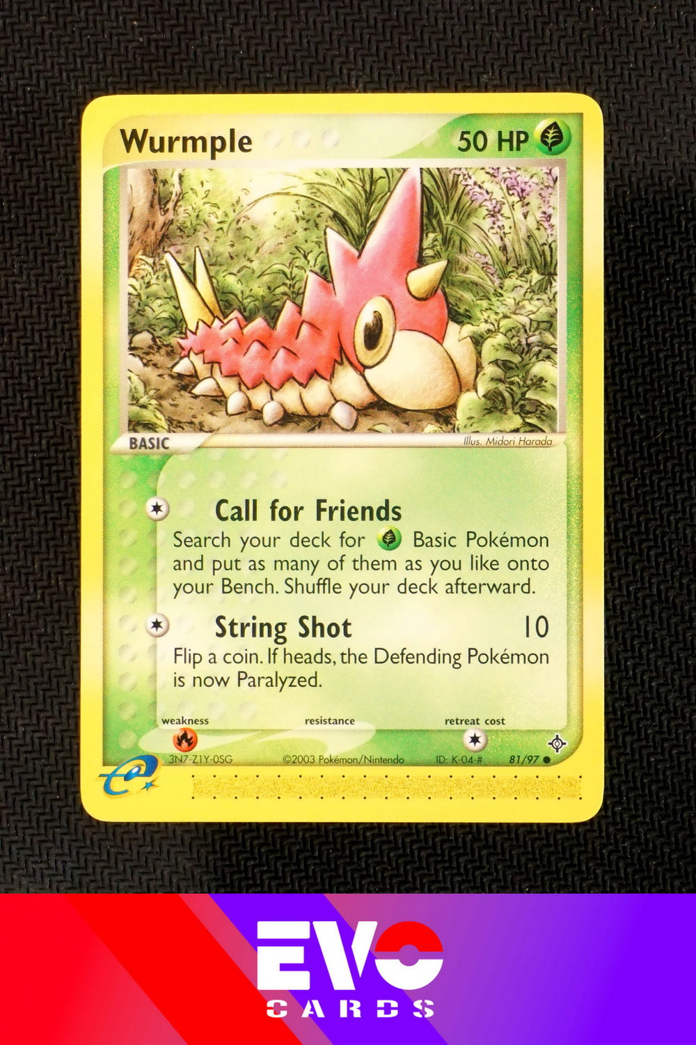 Wurmple 81/97 - ex Dragon - Excellent