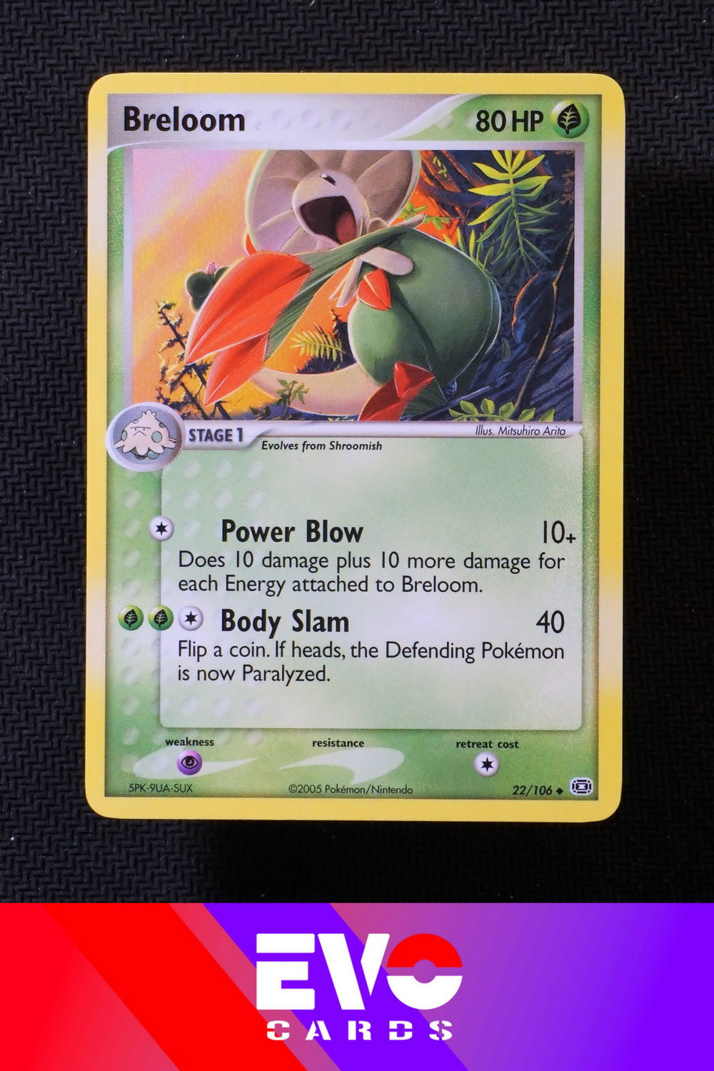 Breloom 22/106 - ex Emerald - Near Mint