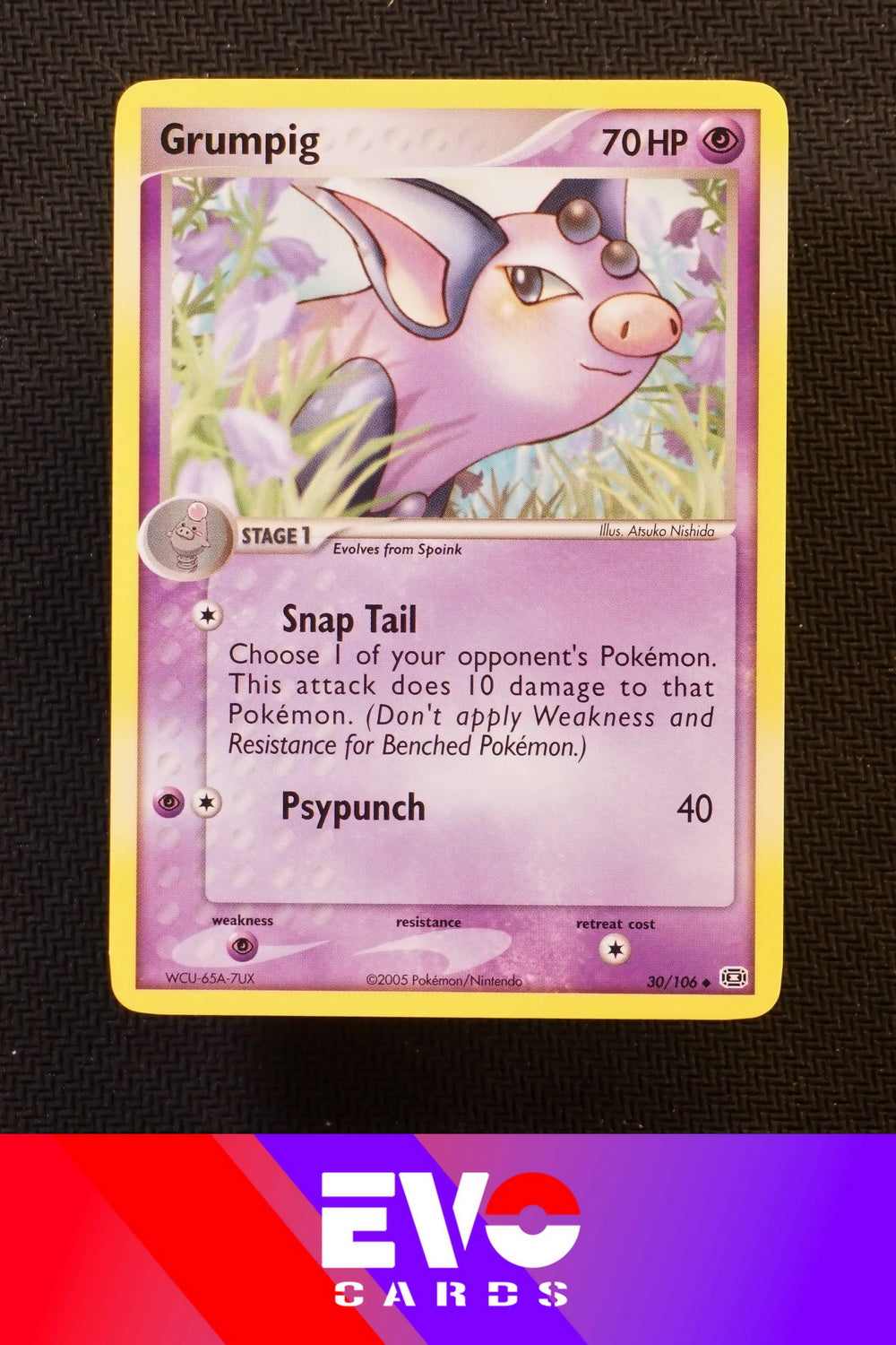 Grumpig 30/106 - ex Emerald - Near Mint