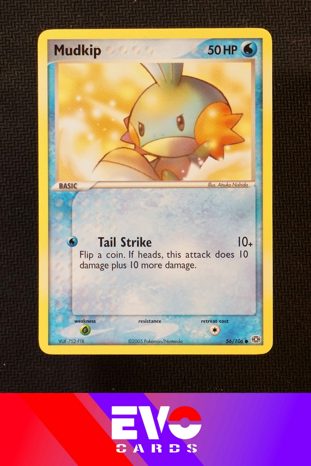 Mudkip 56/106 - ex Emerald - Near Mint