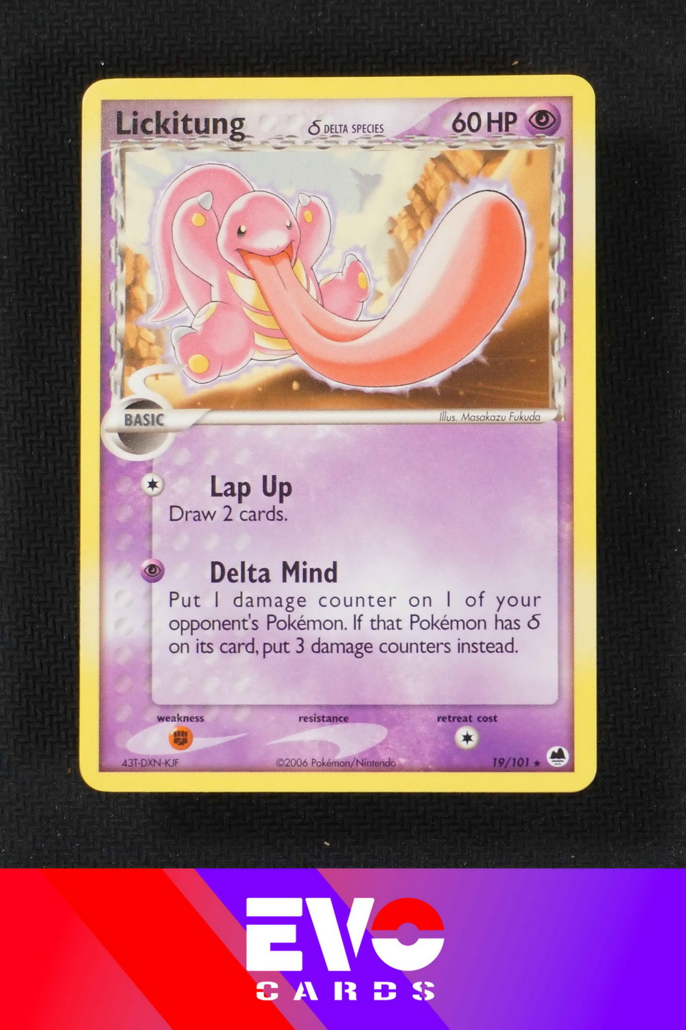 Lickitung 19/101 - ex Dragon Frontiers - Near Mint
