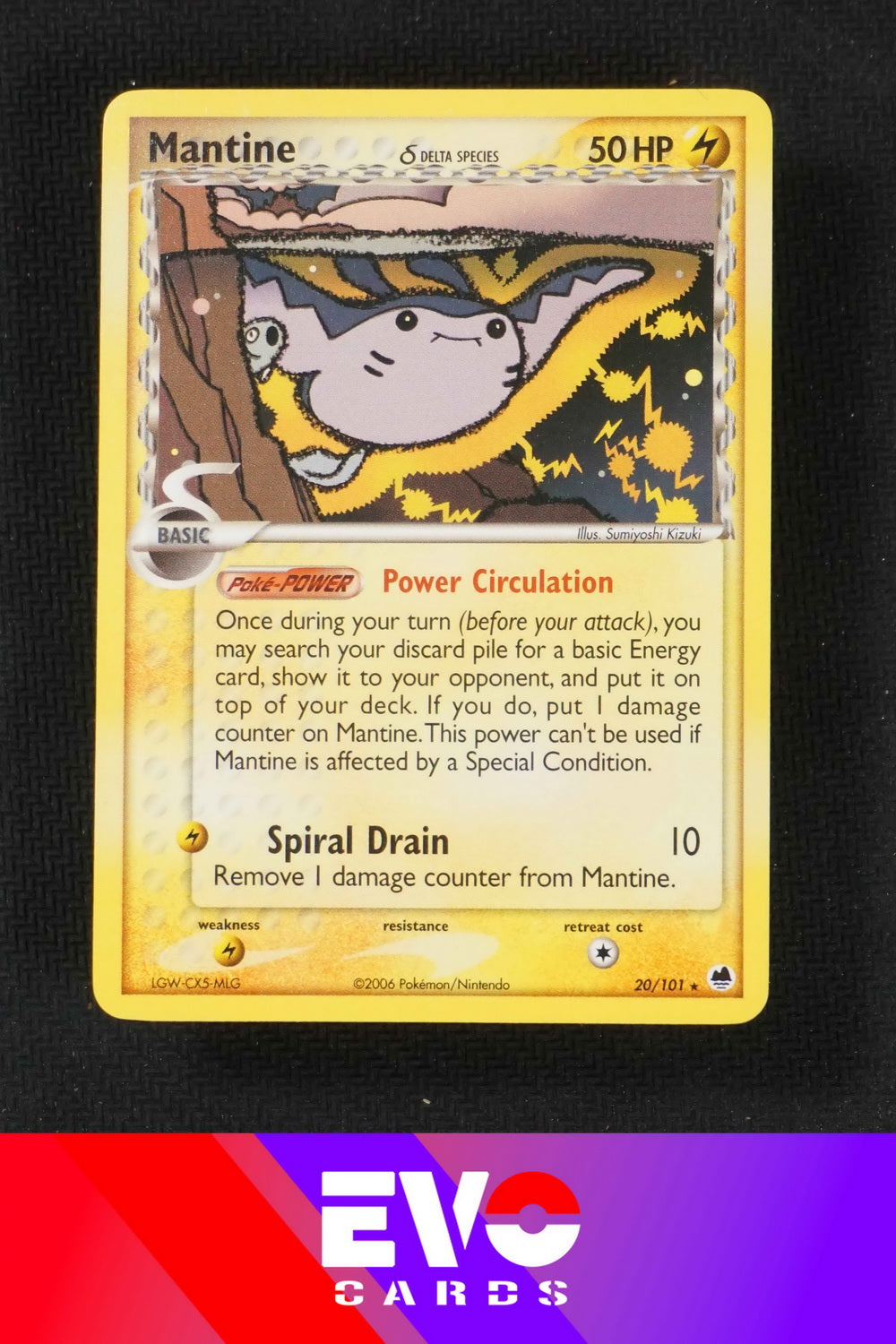 Mantine 20/101 - ex Dragon Frontiers - Near Mint