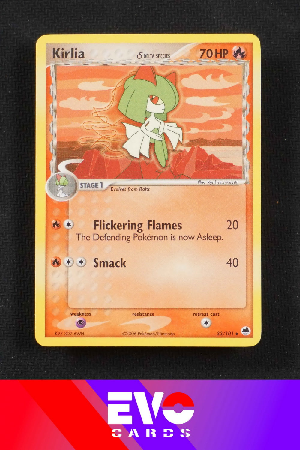 Kirlia 33/101 - ex Dragon Frontiers - Excellent