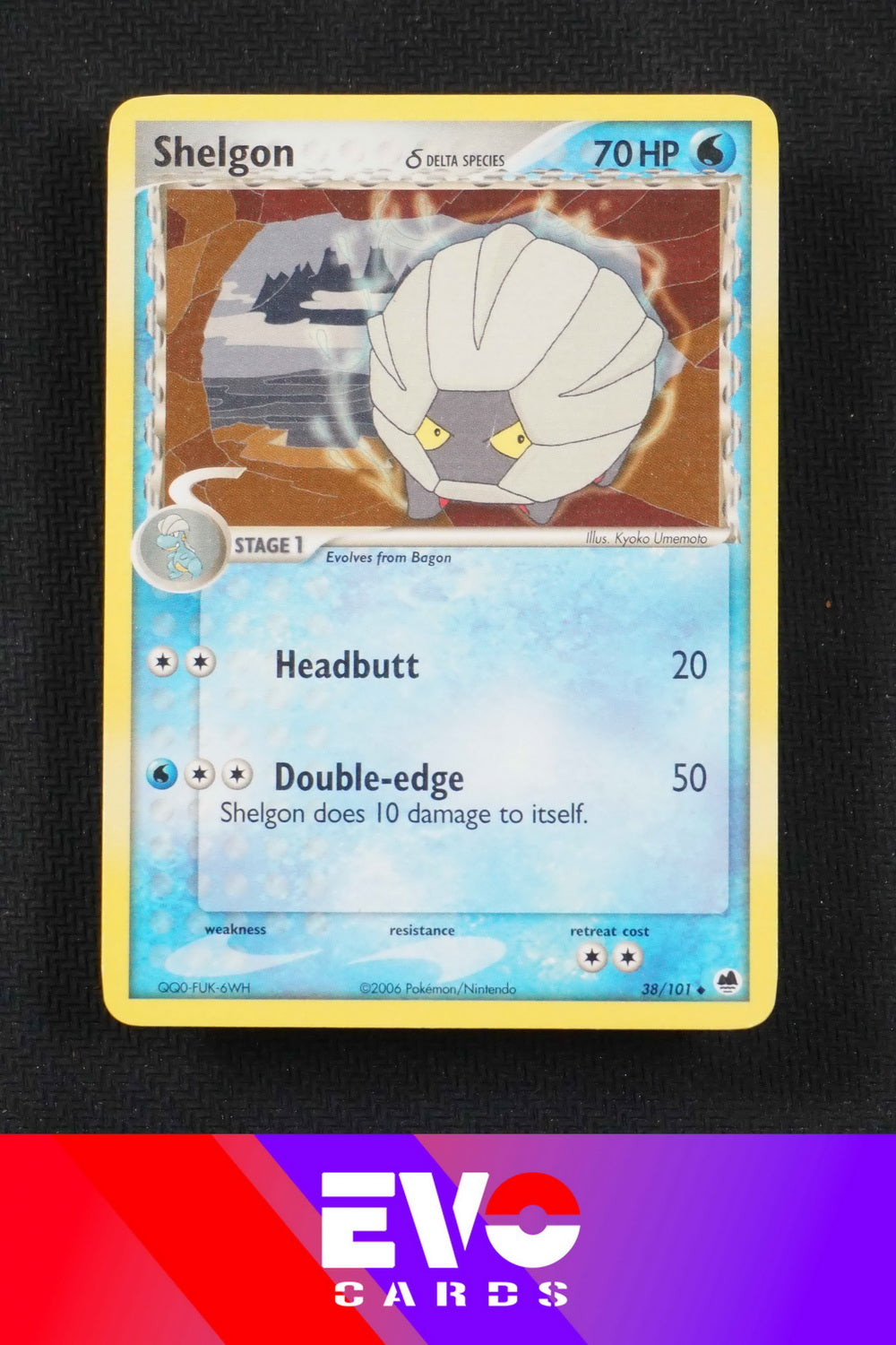 Shelgon 38/101 - ex Dragon Frontiers - Near Mint