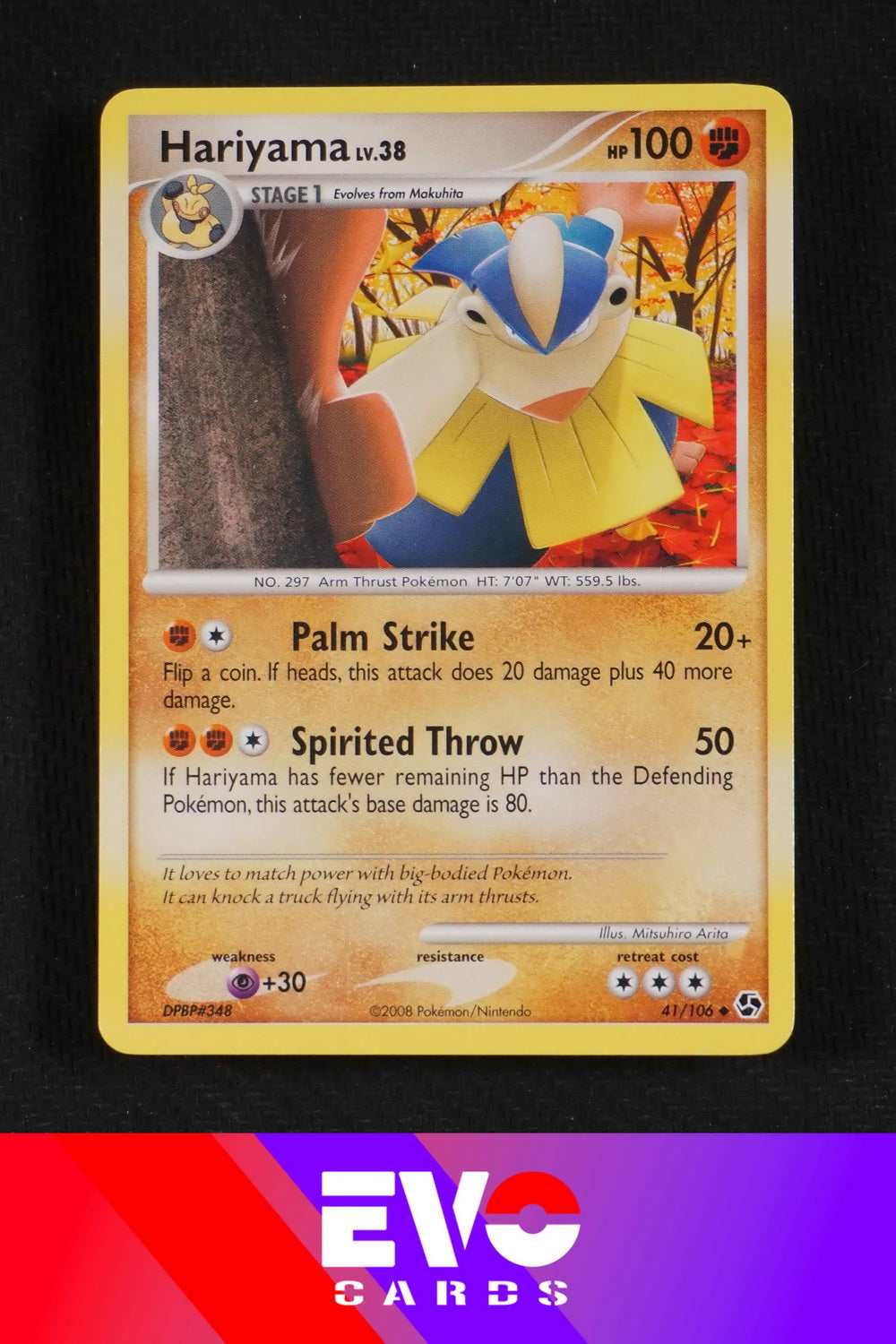 Hariyama 41/106 - Great Encounters - Excellent