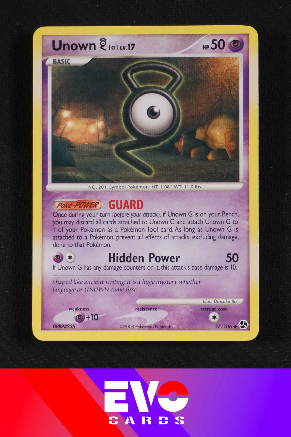 Unown G 57/106 - Great Encounters - Very Good