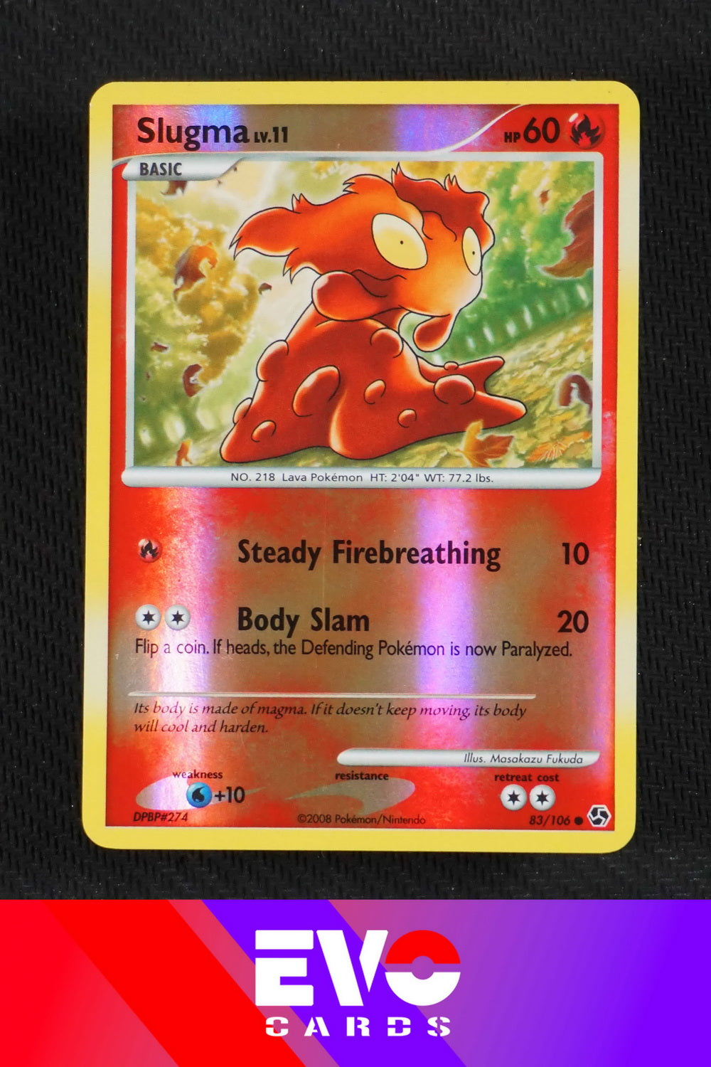 Slugma 83/106 Great Encounters - Reverse Holo - Excellent
