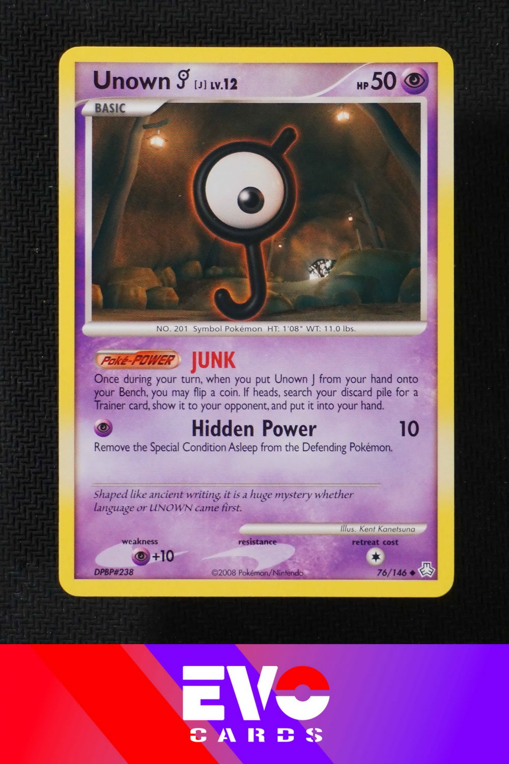 Unown J 76/146 Legends Awakened - Near Mint