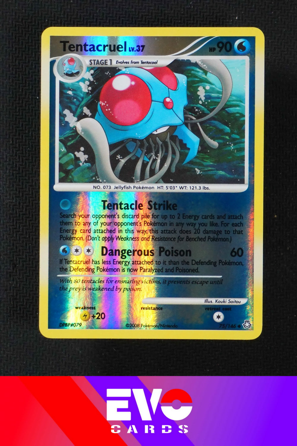 Tentacruel 75/146 - Legends Awakened - Reverse Holo - Excellent