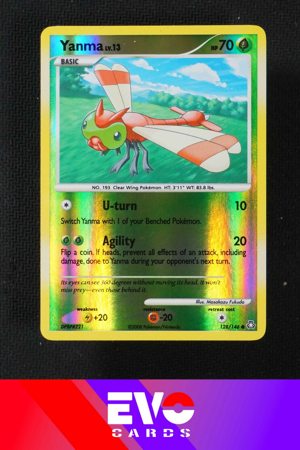 Yanma 128/146 - Legends Awakened - Reverse Holo - Excellent